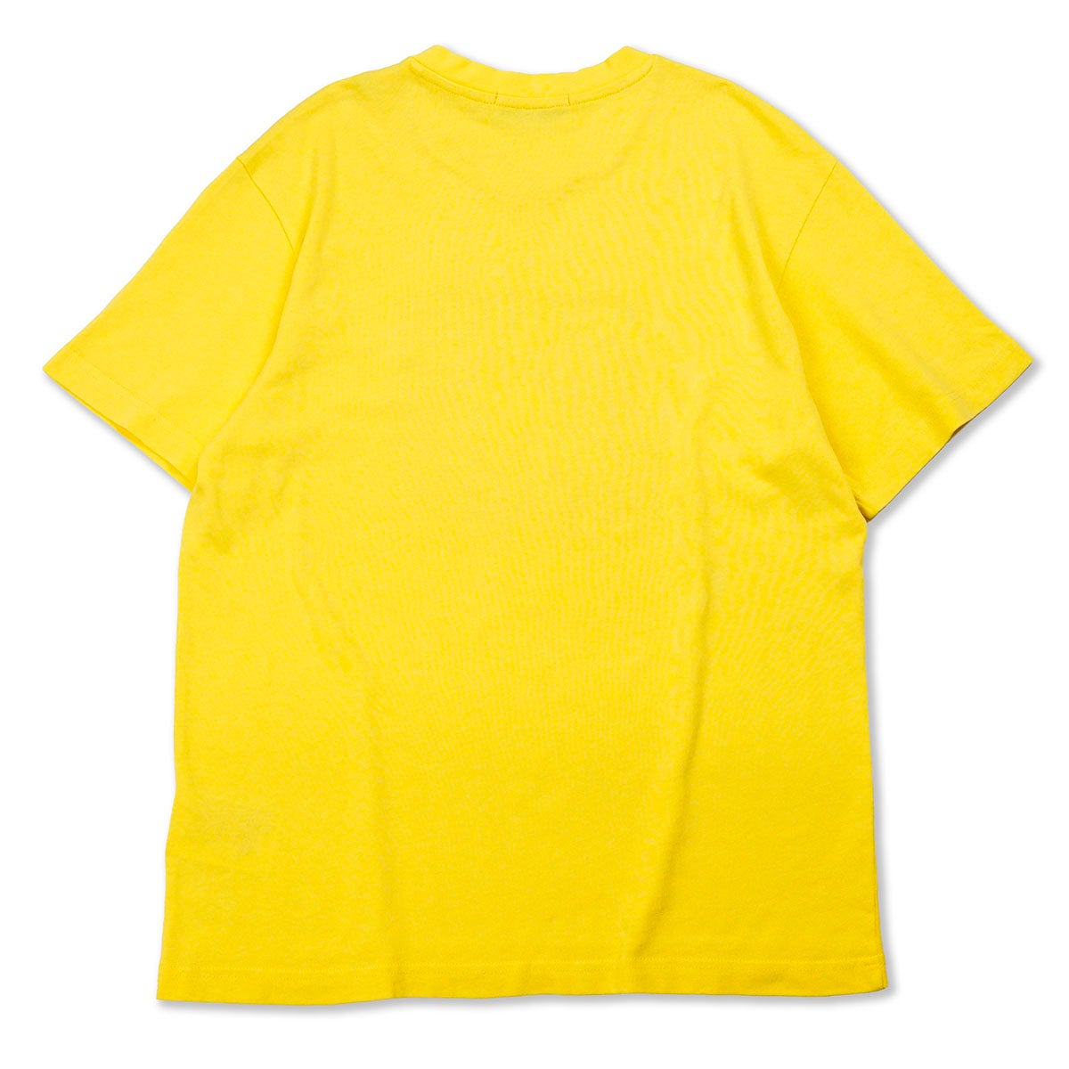 REPLAY｜モーターバイク プリント ジャージー Tシャツ｜トップス｜レモンイエロー｜モデル着用