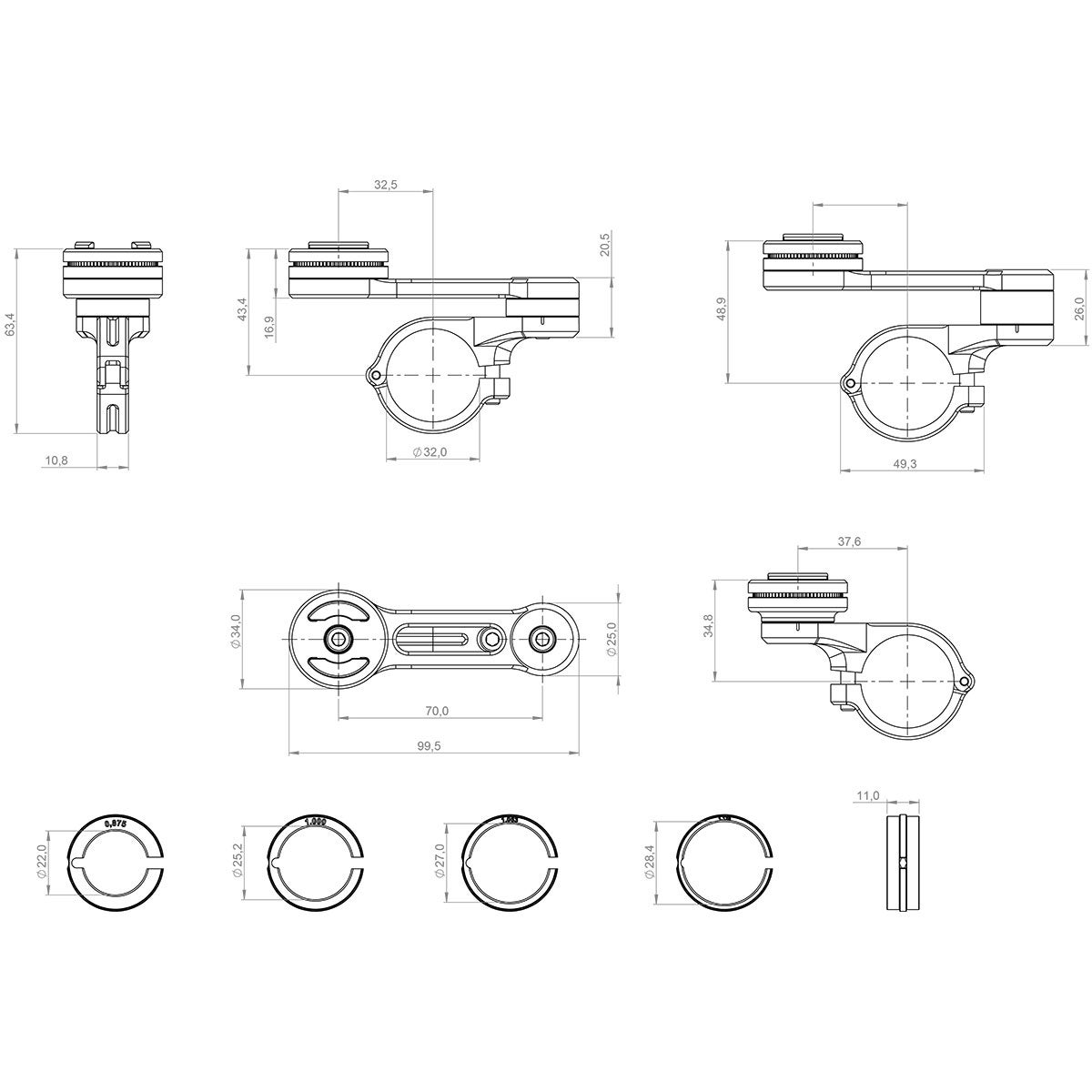 SP Connect｜モトマウント Pro クロムメッキ仕様｜雑貨｜クローム