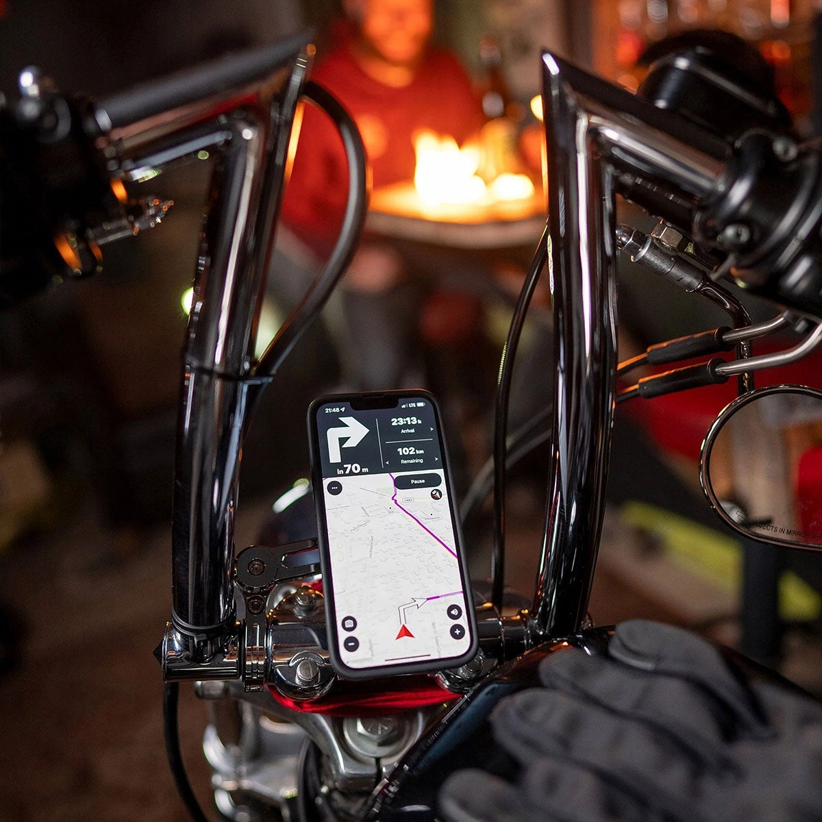 SP Connect｜防振モジュール クロムメッキ仕様｜雑貨｜クローム｜使用イメージ