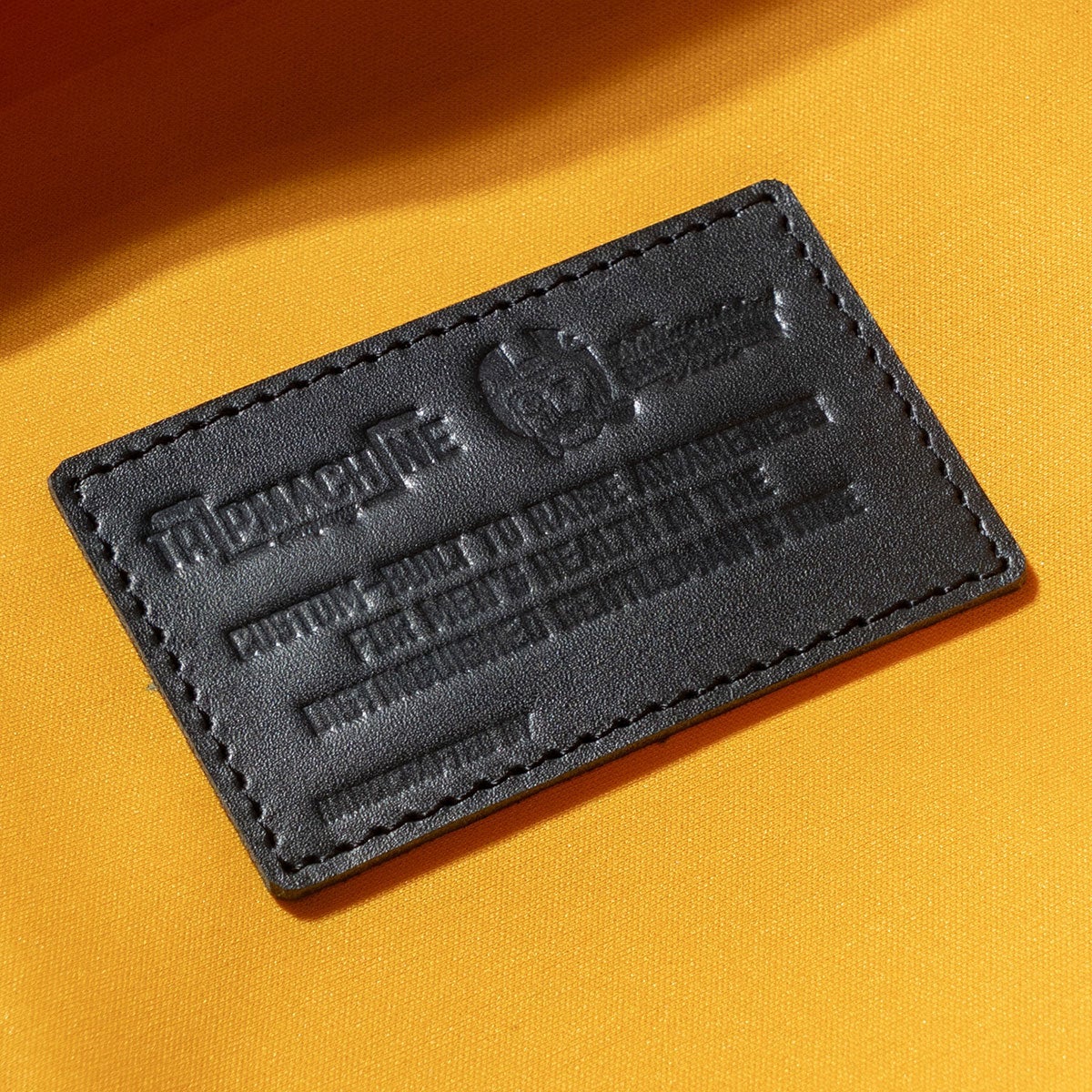 Trip Machine｜DGR × トリップマシン ウェイファーラー パニア｜バッグ｜コニャック｜使用イメージ