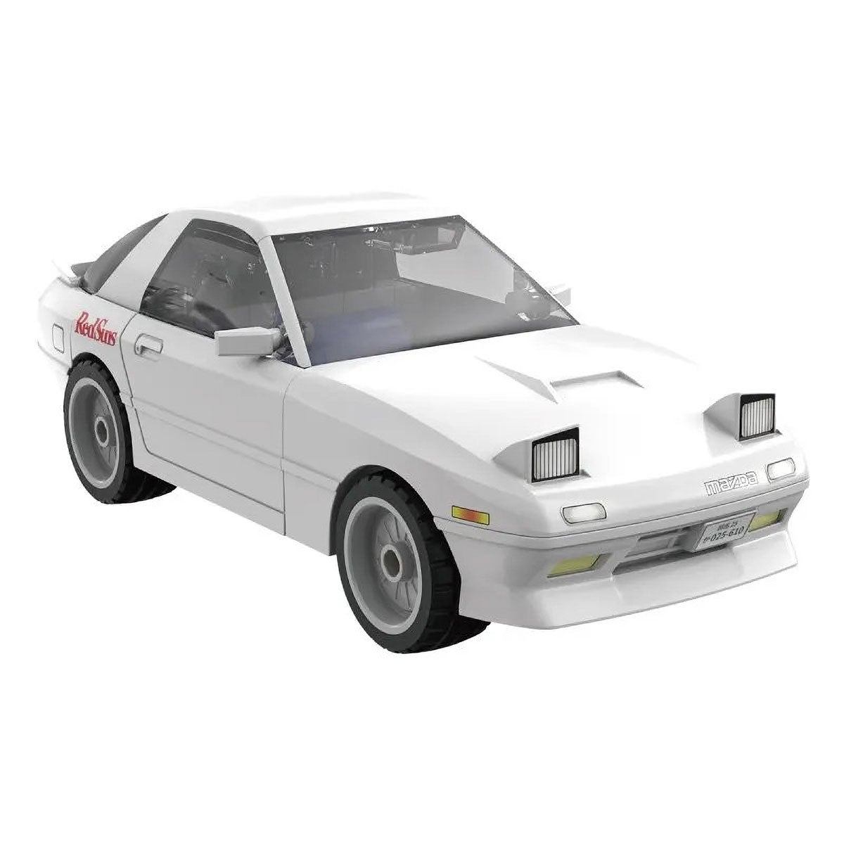 CaDA ブロック頭文字D 1:35 Mazda RX-7 FC3S C55016W（66ピース