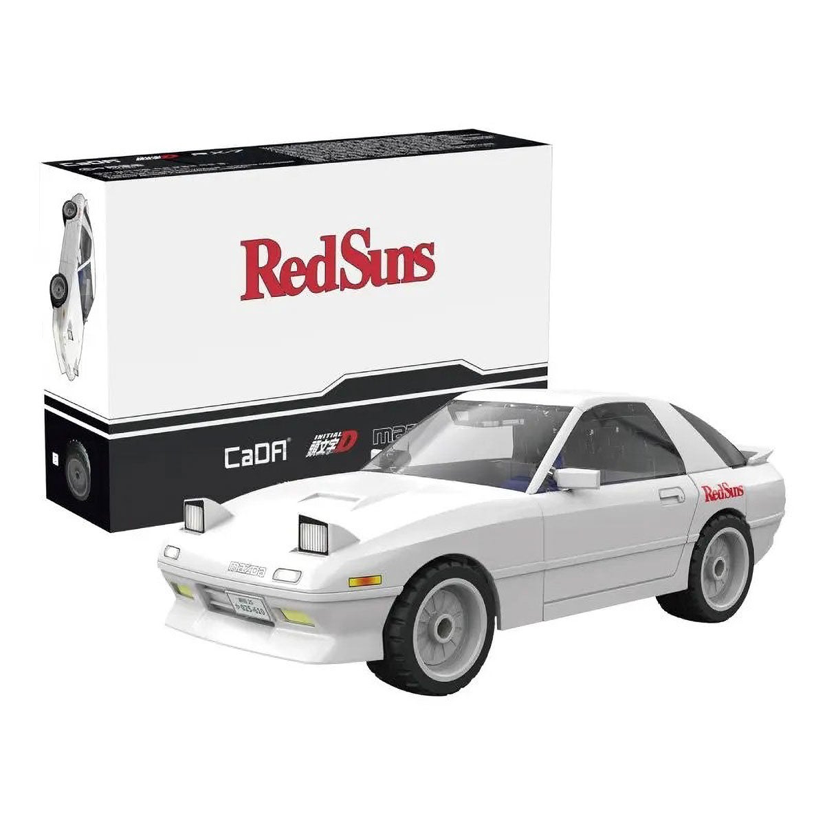 頭文字D｜CaDA ブロック Initial D 1:35 Mazda RX-7 FC3S C55016W（66ピース）｜雑貨
