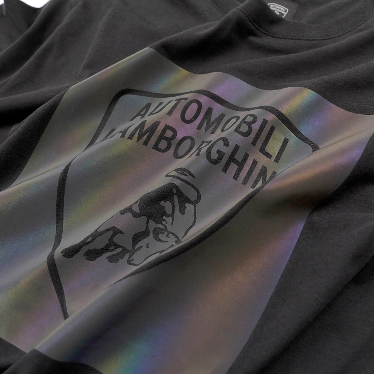 Lamborghini｜ランボルギーニ スウィンガー メンズ　ビックロゴ Tシャツ｜ウェア｜ブラック