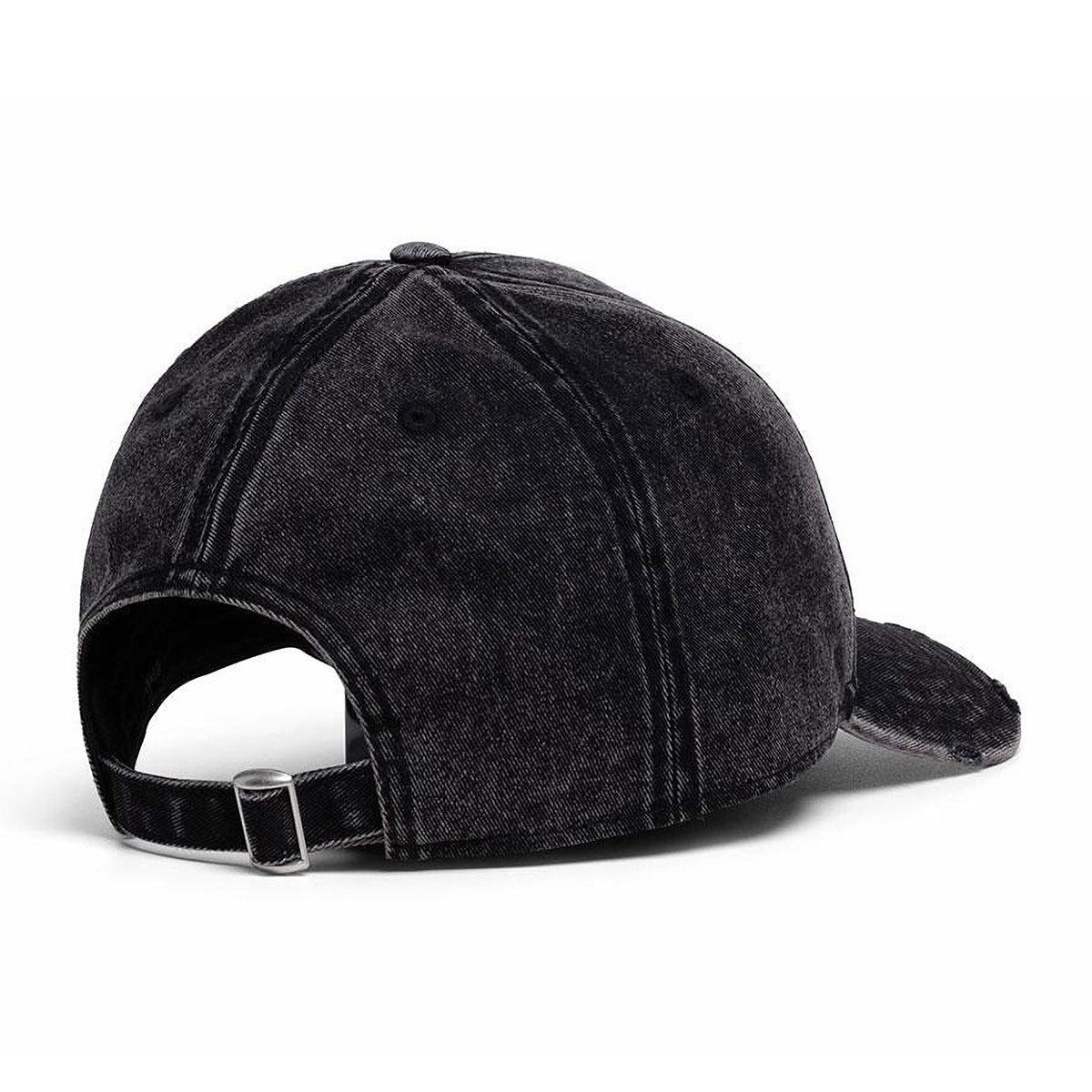 REPLAY｜ダメージ ロゴ キャップ｜帽子｜ブラック