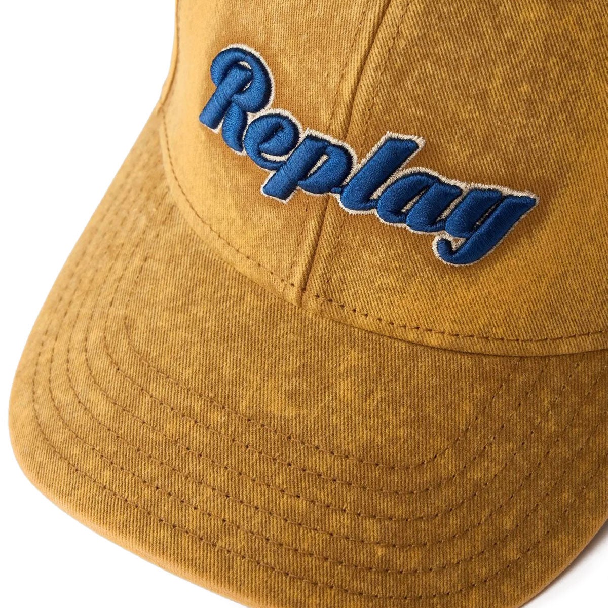 REPLAY｜ロゴ パッチ キャップ｜帽子｜タンニン