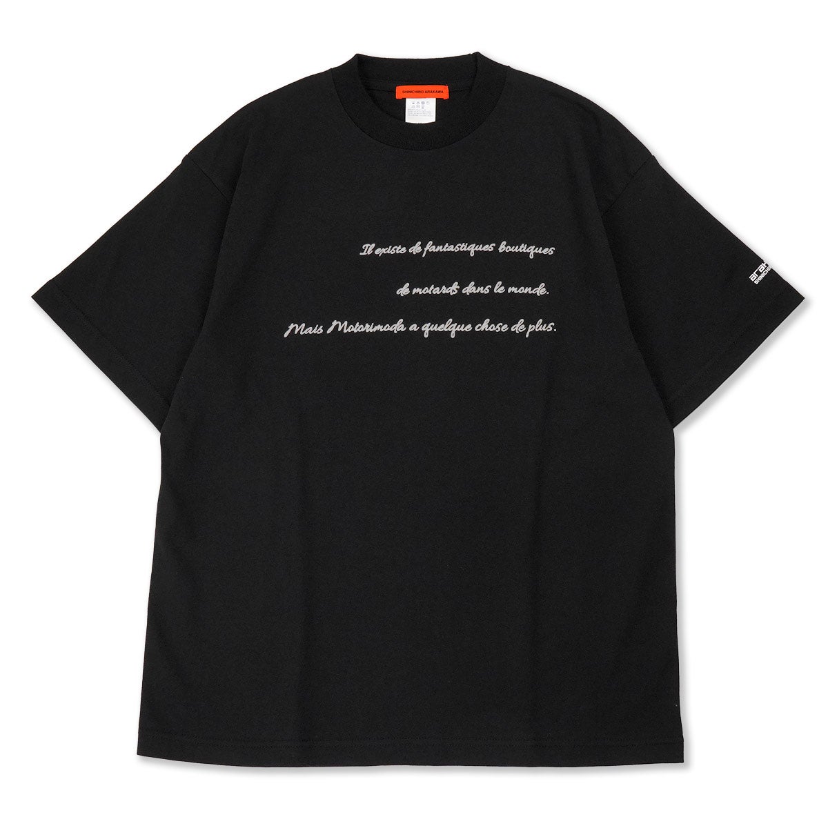 Motorimoda｜SHINICHIRO ARAKAWA × Motorimoda 7.1oz S/S Tee ｜Tシャツ｜ブラック