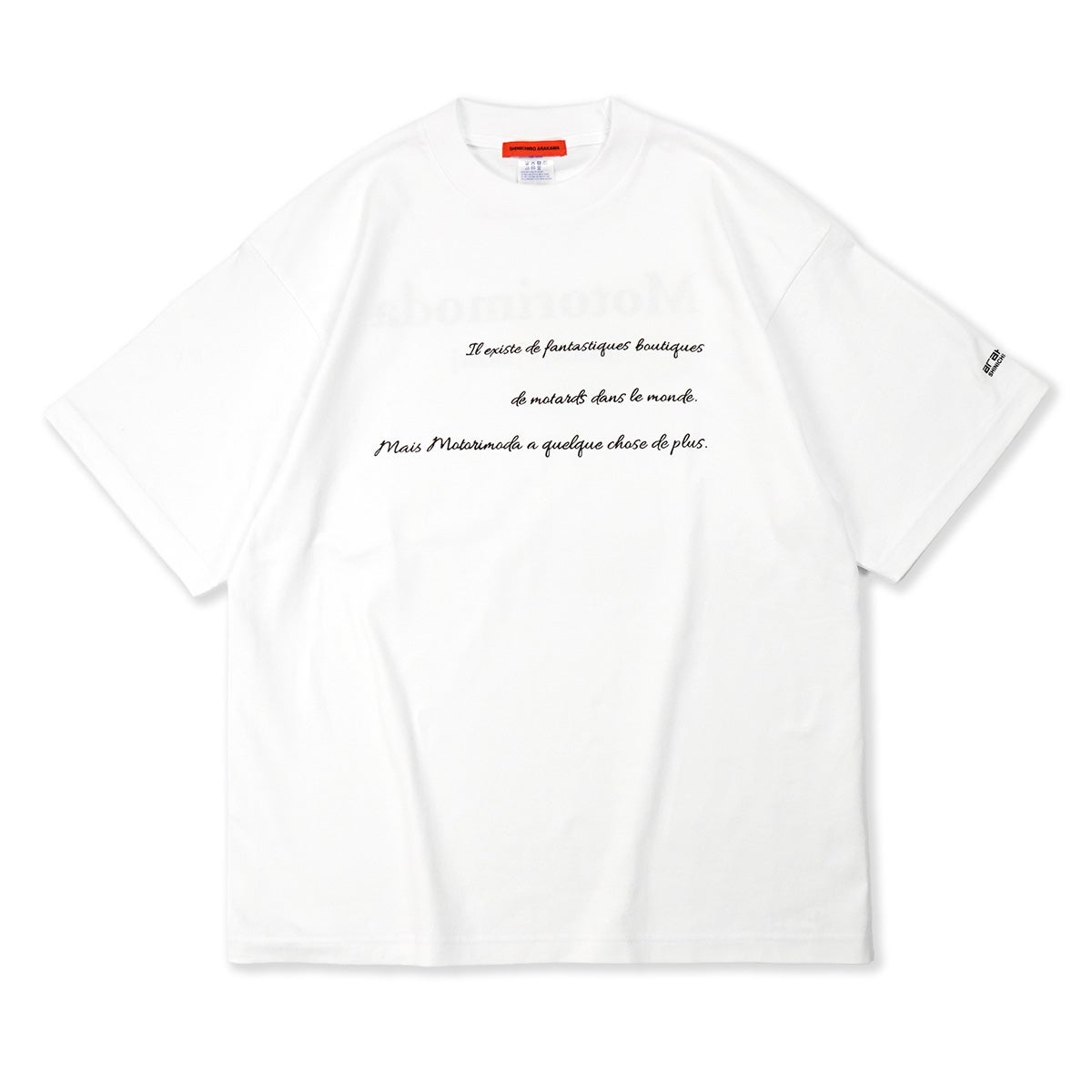 Motorimoda｜SHINICHIRO ARAKAWA × Motorimoda 7.1oz S/S Tee ｜Tシャツ｜ホワイト