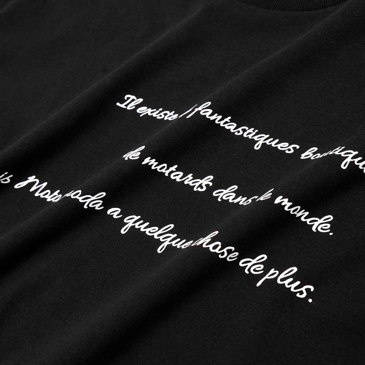 Motorimoda｜SHINICHIRO ARAKAWA × Motorimoda 7.1oz S/S Tee ｜Tシャツ｜ブラック