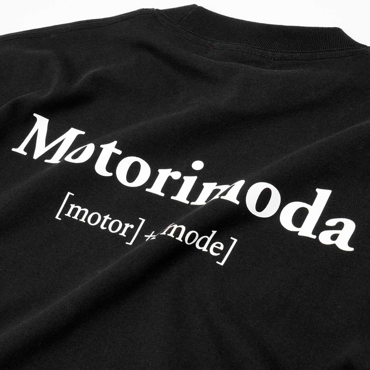Motorimoda｜SHINICHIRO ARAKAWA × Motorimoda 7.1oz S/S Tee ｜Tシャツ｜ブラック