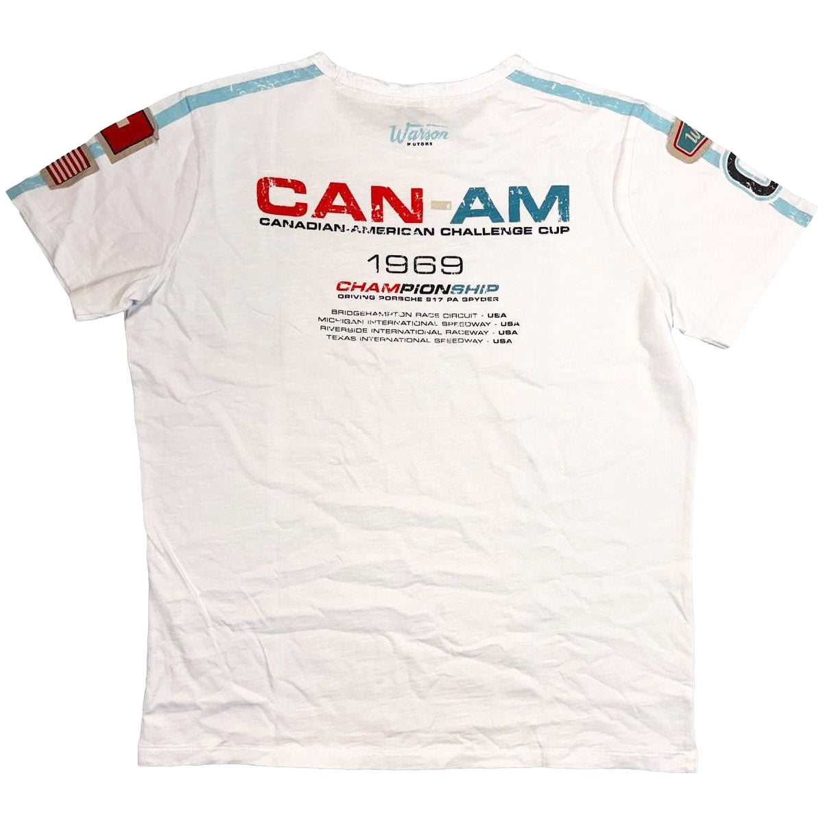 Warson Motors｜ジョー・シフェール 1969 カンナム Tシャツ｜ウェア｜ホワイト