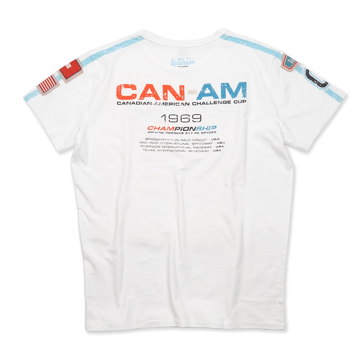 Warson Motors｜ジョー・シフェール 1969 カンナム Tシャツ｜ウェア｜ホワイト