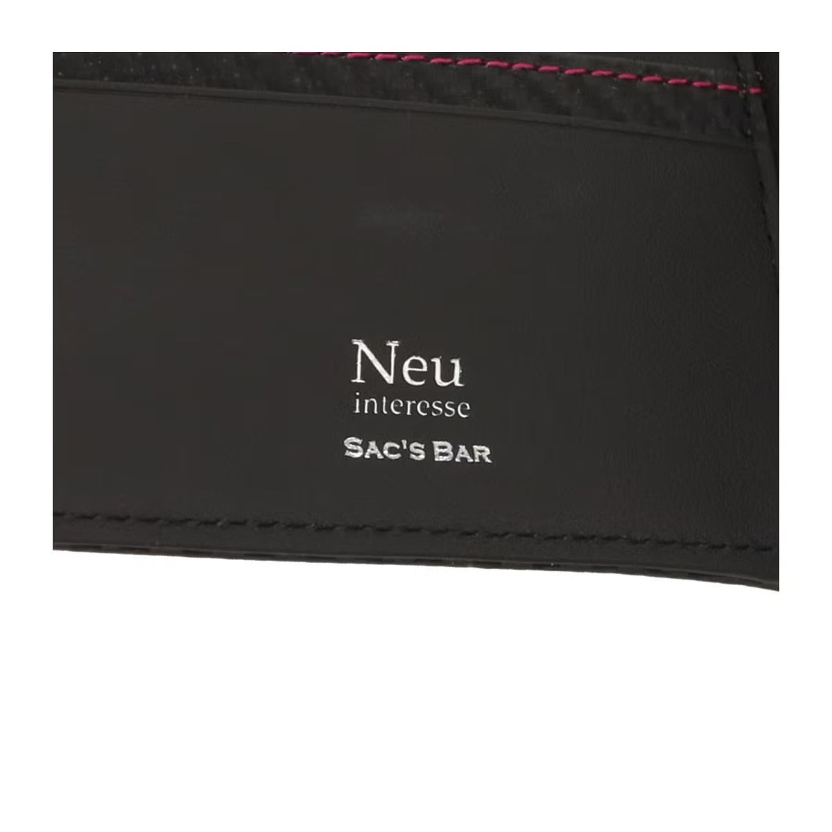 neuinteresse｜ 坪井 翔 二つ折り財布 neu-014 Neu interesse FirST｜財布｜ブラック×ブラック