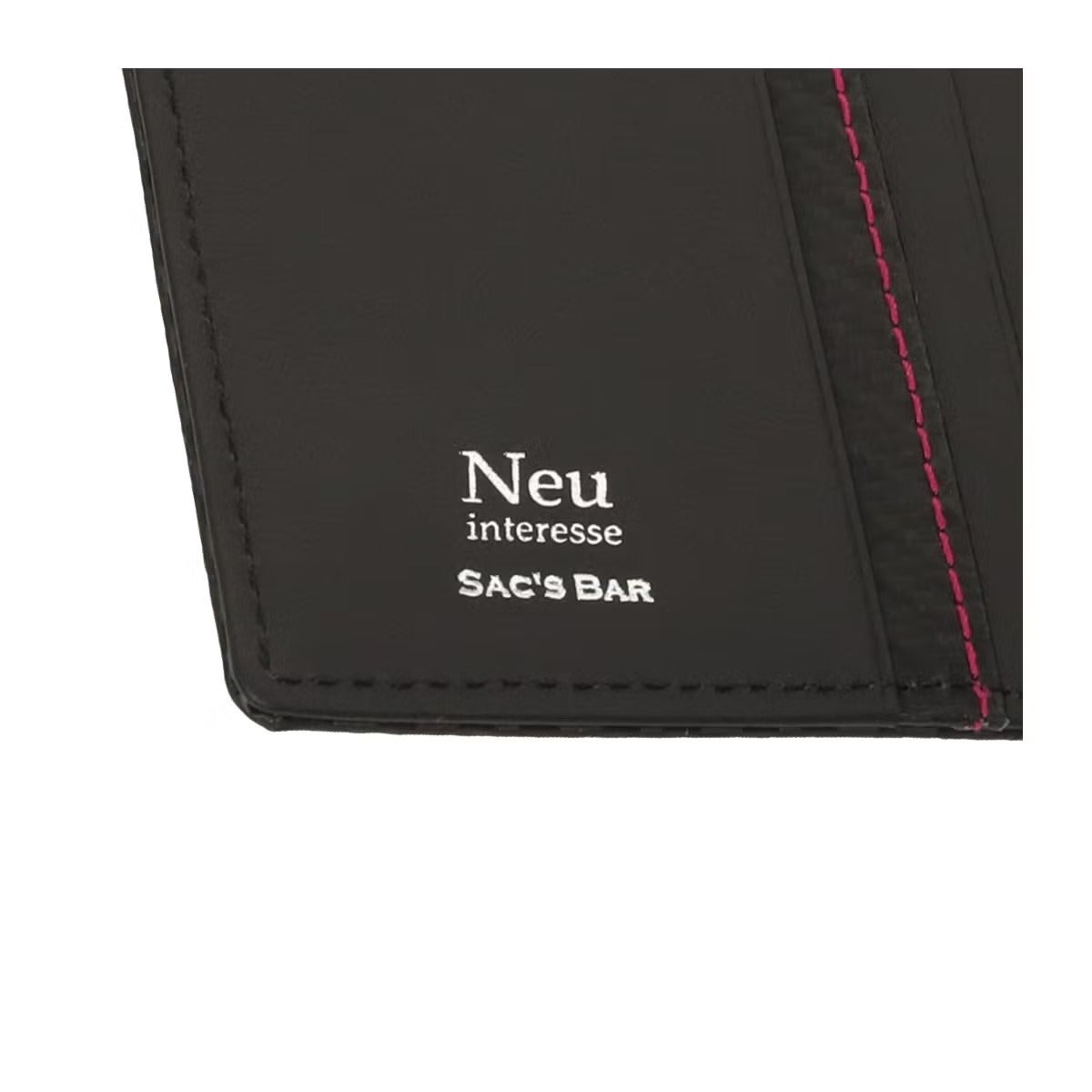 neuinteresse｜坪井 翔 二つ折り財布 neu-015 Neu interesse FirST｜財布｜ブラック×ブラック