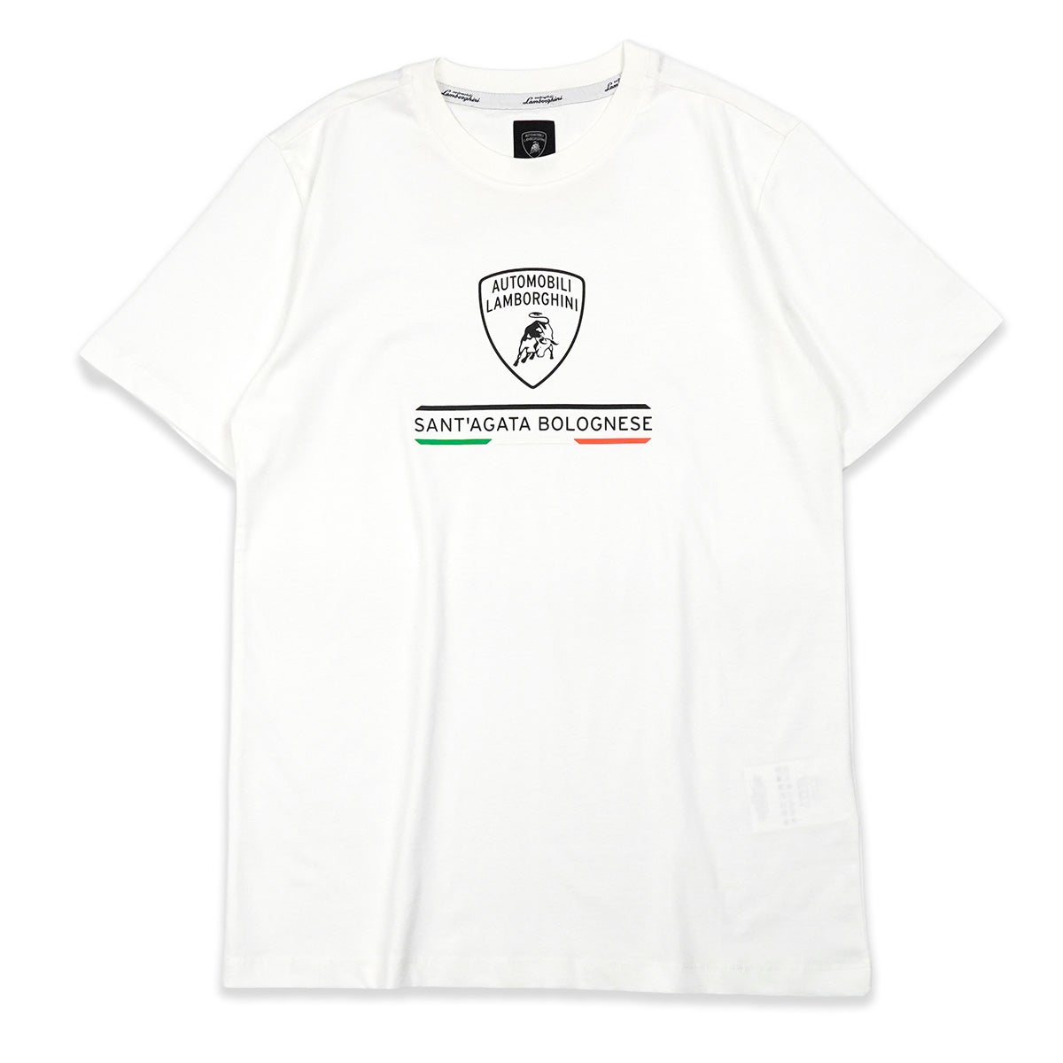 Lamborghini｜ランボルギーニ スウィンガー メンズ　シールド　シャツ｜Tシャツ｜ホワイト