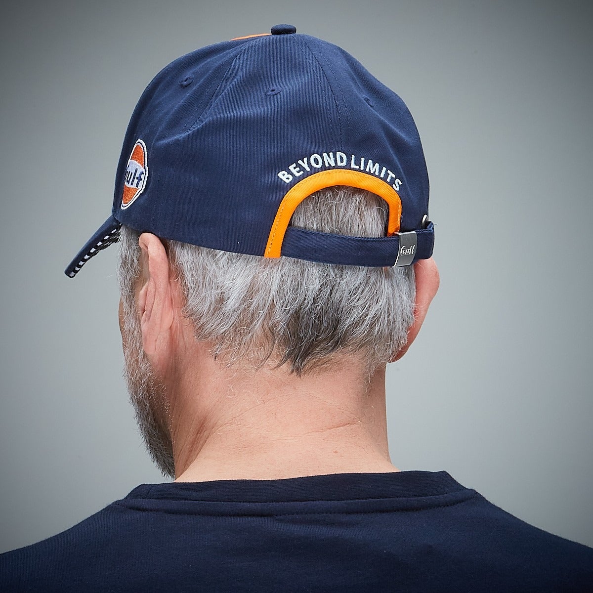 GULF｜ビヨンド リミッツ キャップ｜帽子｜ネイビー｜モデル着用