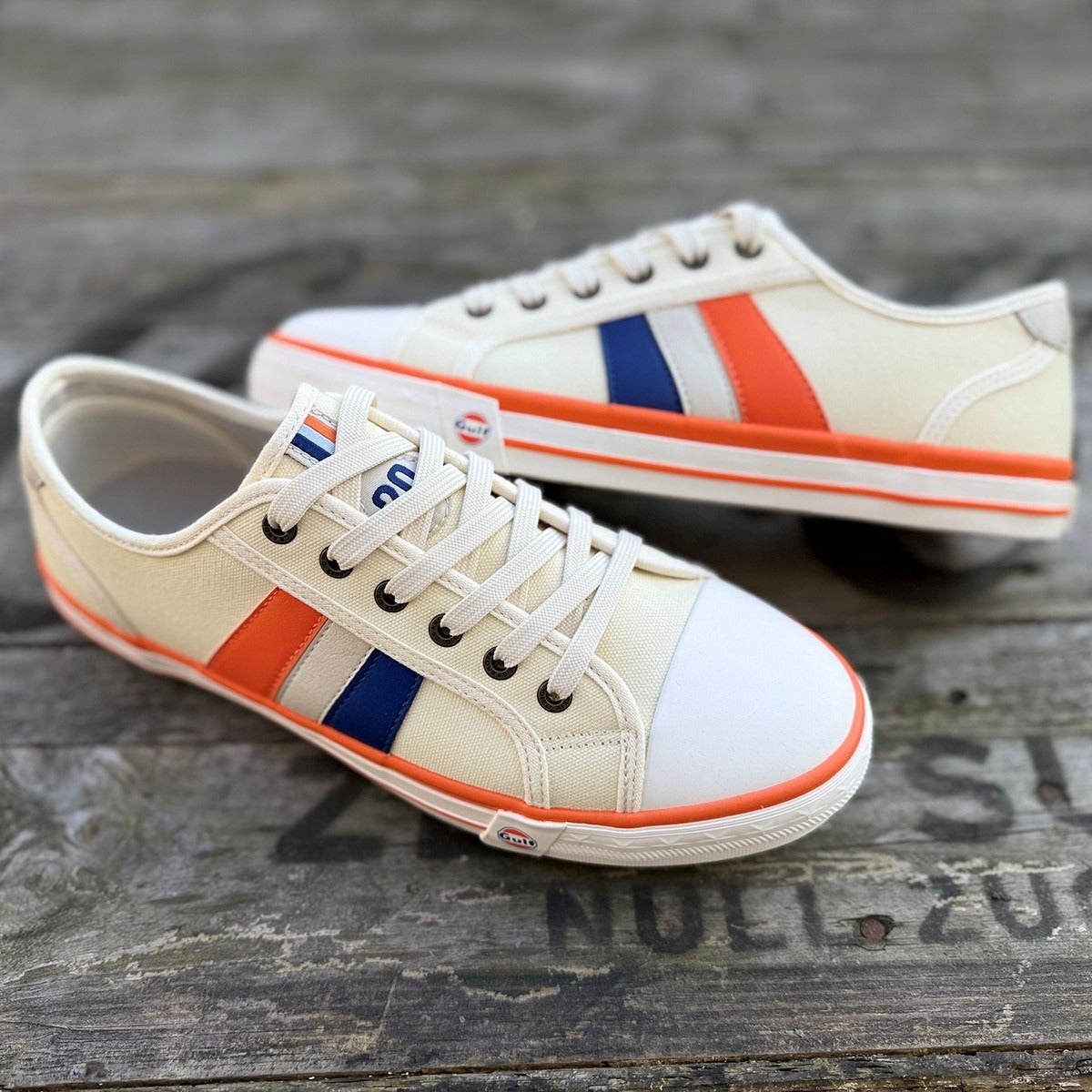 GULF｜ ガルフ キャンバス スニーカー｜シューズ｜クリーム