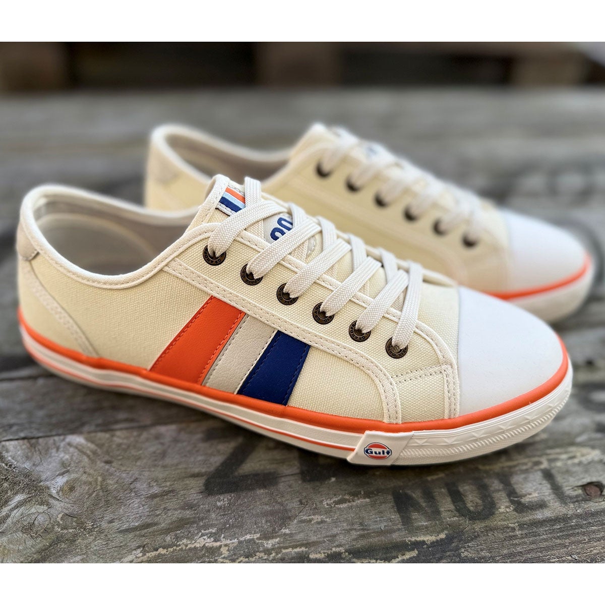 GULF｜ ガルフ キャンバス スニーカー｜シューズ｜クリーム