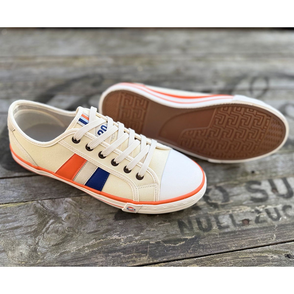 GULF｜ ガルフ キャンバス スニーカー｜シューズ｜クリーム