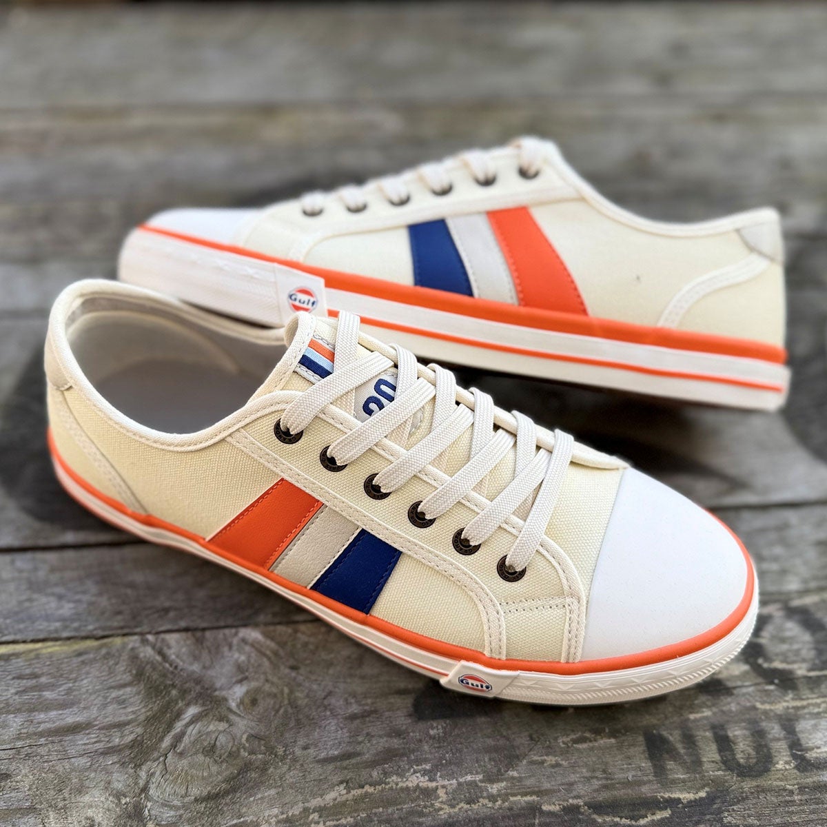 GULF｜ ガルフ キャンバス スニーカー｜シューズ｜クリーム