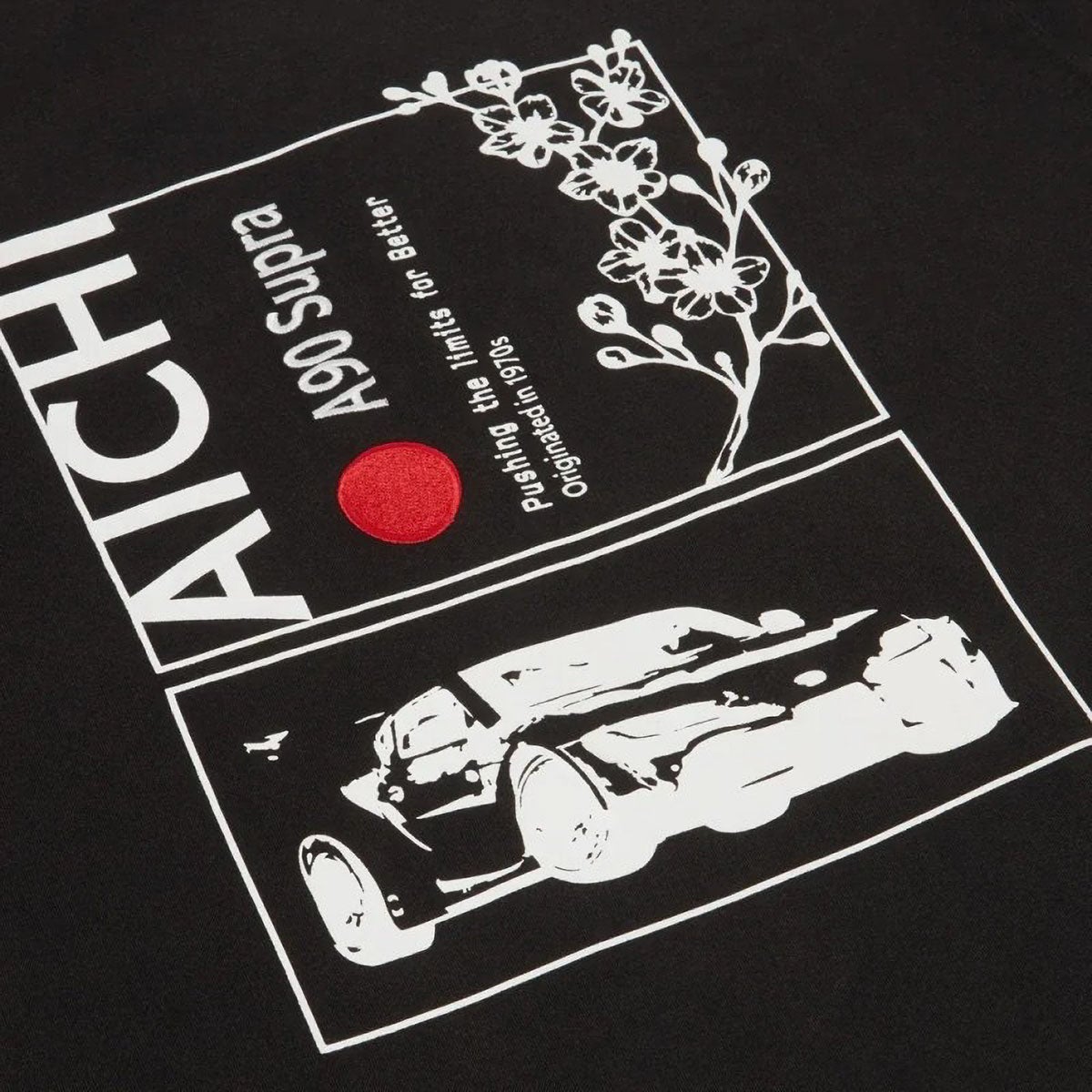GR｜TGR メンズ アイチ オーバーサイズ Tシャツ｜ウェア｜ブラック