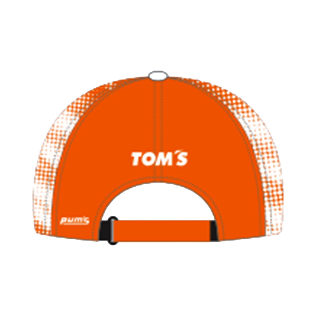 TOM'S｜2026 チームキャップ #36｜帽子｜ホワイト×オレンジ
