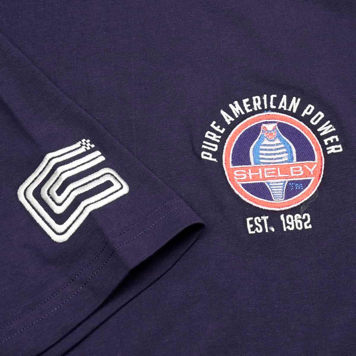 CLASSIC LEGEND MOTORS｜キャロル・シェルビー"427"Tシャツ｜ウェア｜マリンブルー