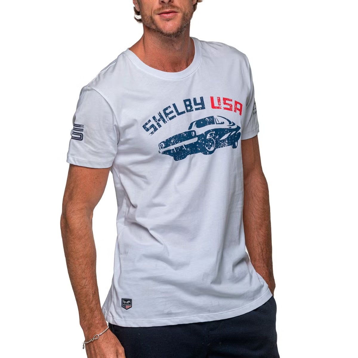 CLASSIC LEGEND MOTORS｜キャロル シェルビー"1959"Tシャツ｜ウェア｜ホワイト | モデル着用
