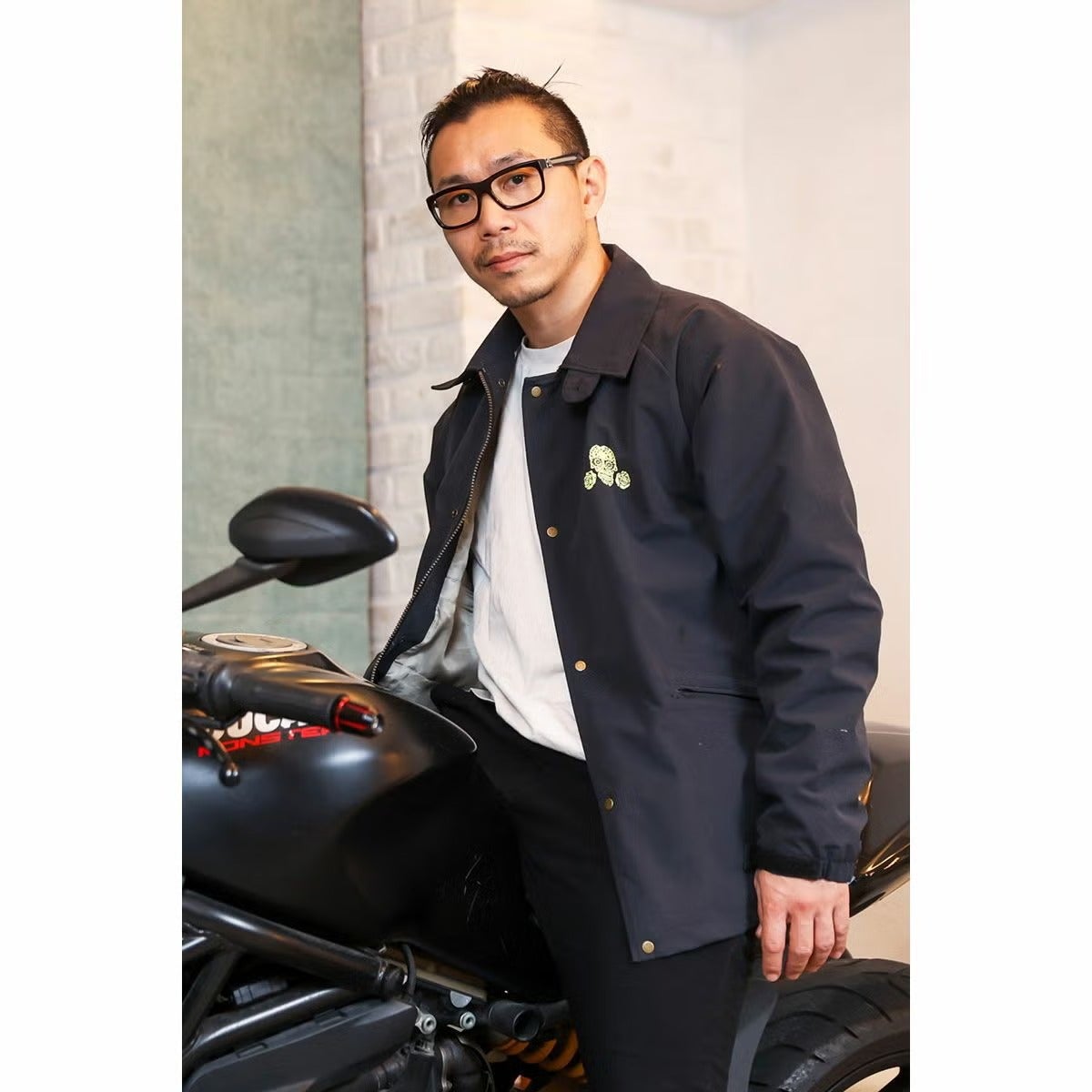 HYKE ハイク　コーチジャケット　サイズ2 ブラック 中古・古着通販】HYKE (ハイク) ナイロンボンディングコーチジャケット