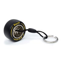 PIRELLI｜ピレリ タイヤ キーリング｜キーホルダー｜イエロー