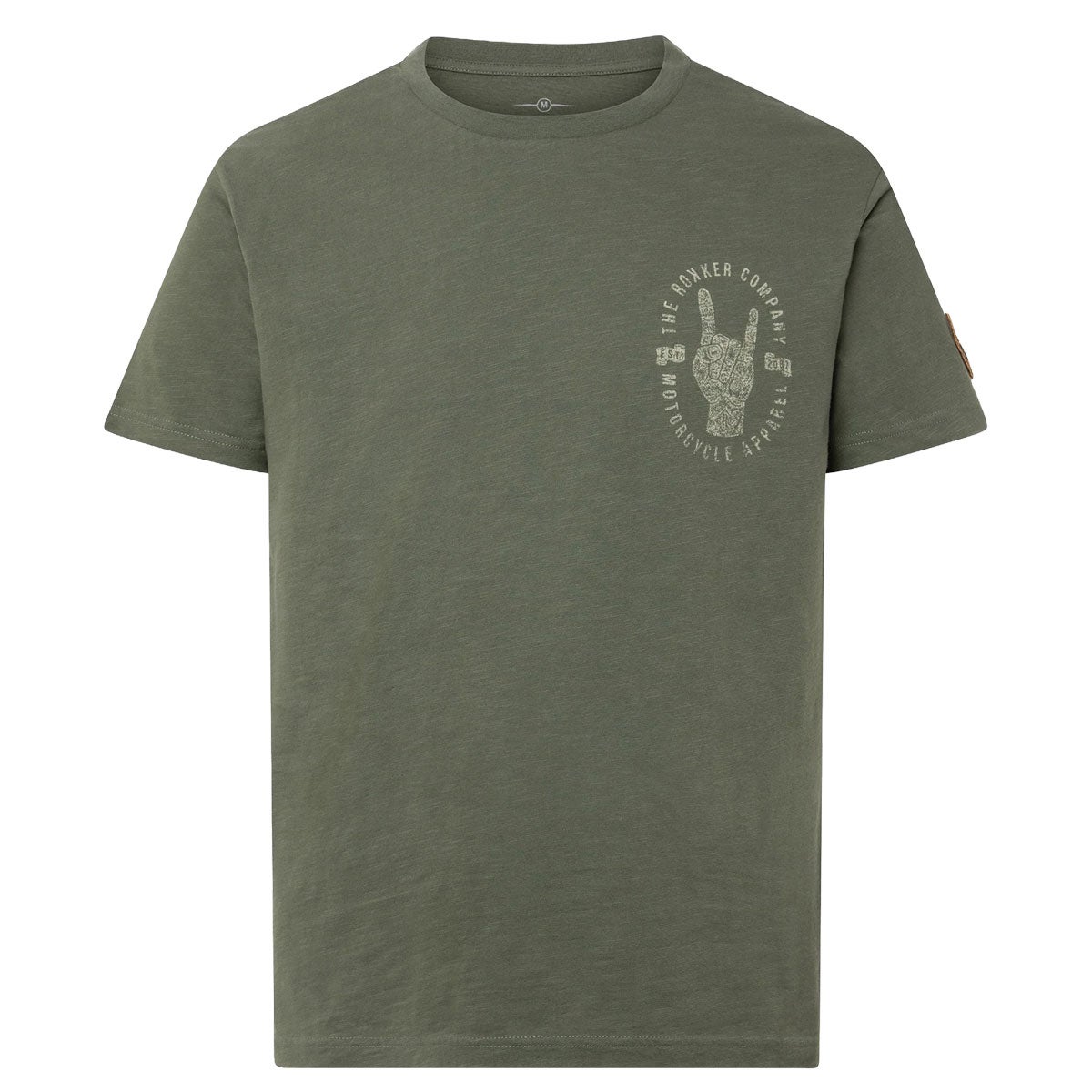 ROKKER｜メタルB メンズ Tシャツ｜トップス｜グリーン