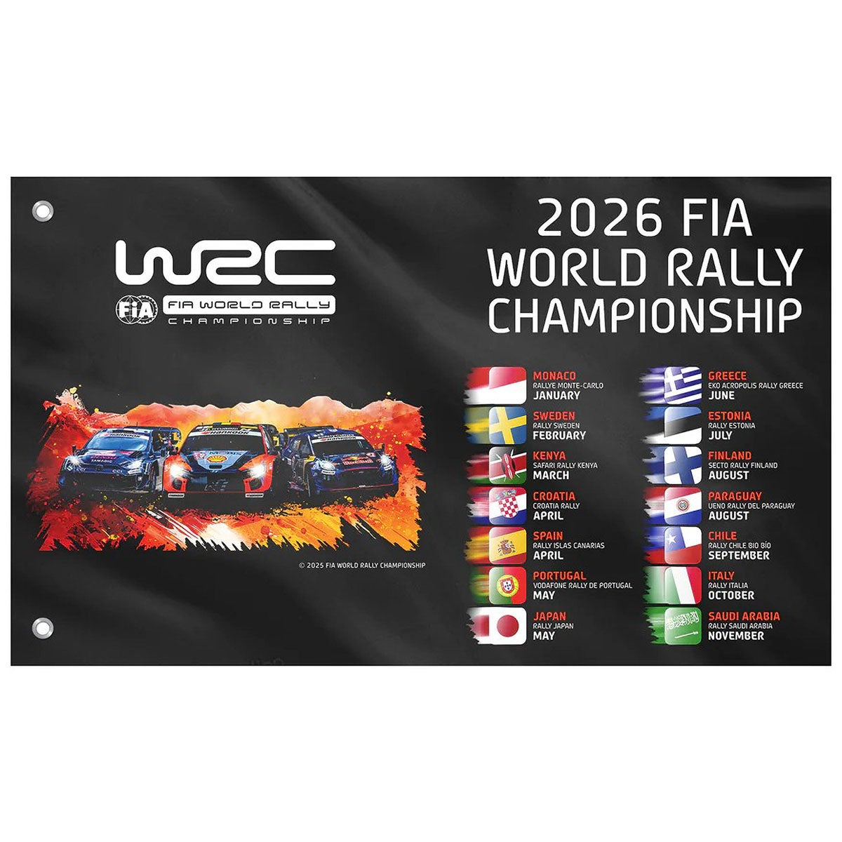 WRC｜WRC シーズンフラッグ｜雑貨
