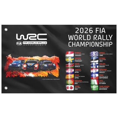 WRC｜WRC シーズンフラッグ｜雑貨
