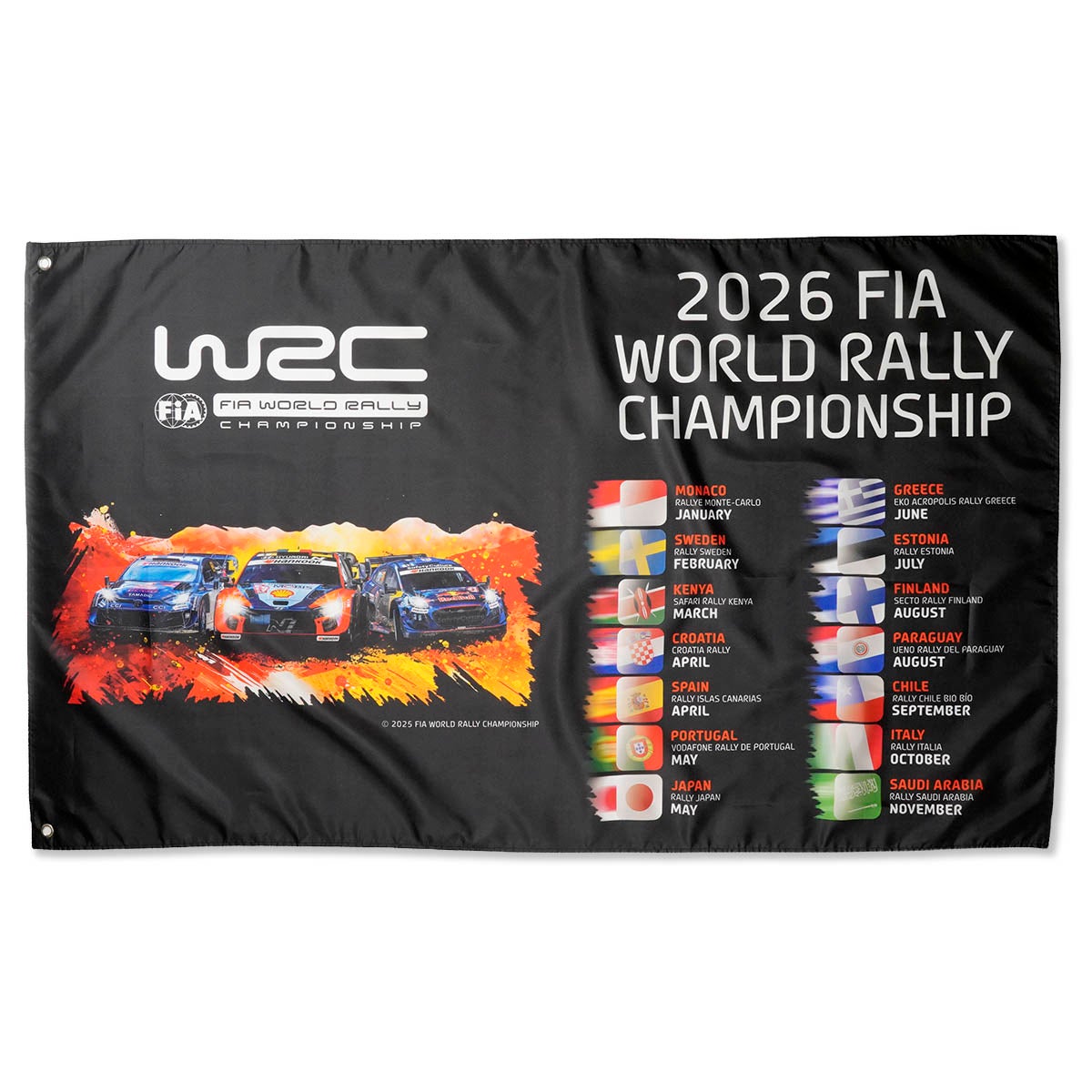 WRC｜WRC シーズンフラッグ｜雑貨