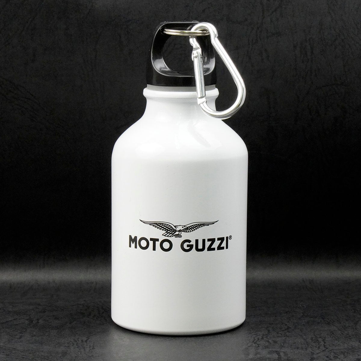 【⑥】　ボトル Moto Guzzi アルミボトル（300ml ホワイト） | モトーリモーダ公式