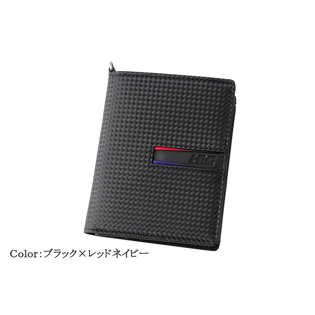 neuinteresse｜コンパクト札入(ＢＯＸ小銭入れ付き札入)｜財布｜ブラック×レッドネイビー