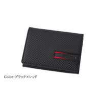 neuinteresse｜名刺入れ(ササマチ)｜財布｜ブラック×レッド