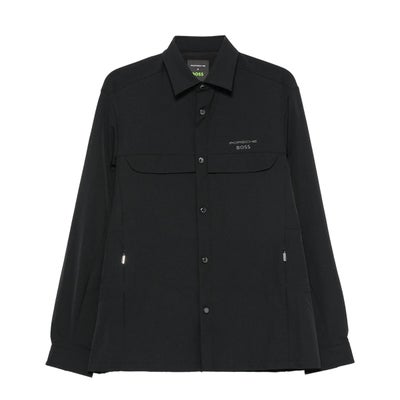 HUGO BOSS｜Porsche x BOSS エンボスロゴ シャツ｜トップス