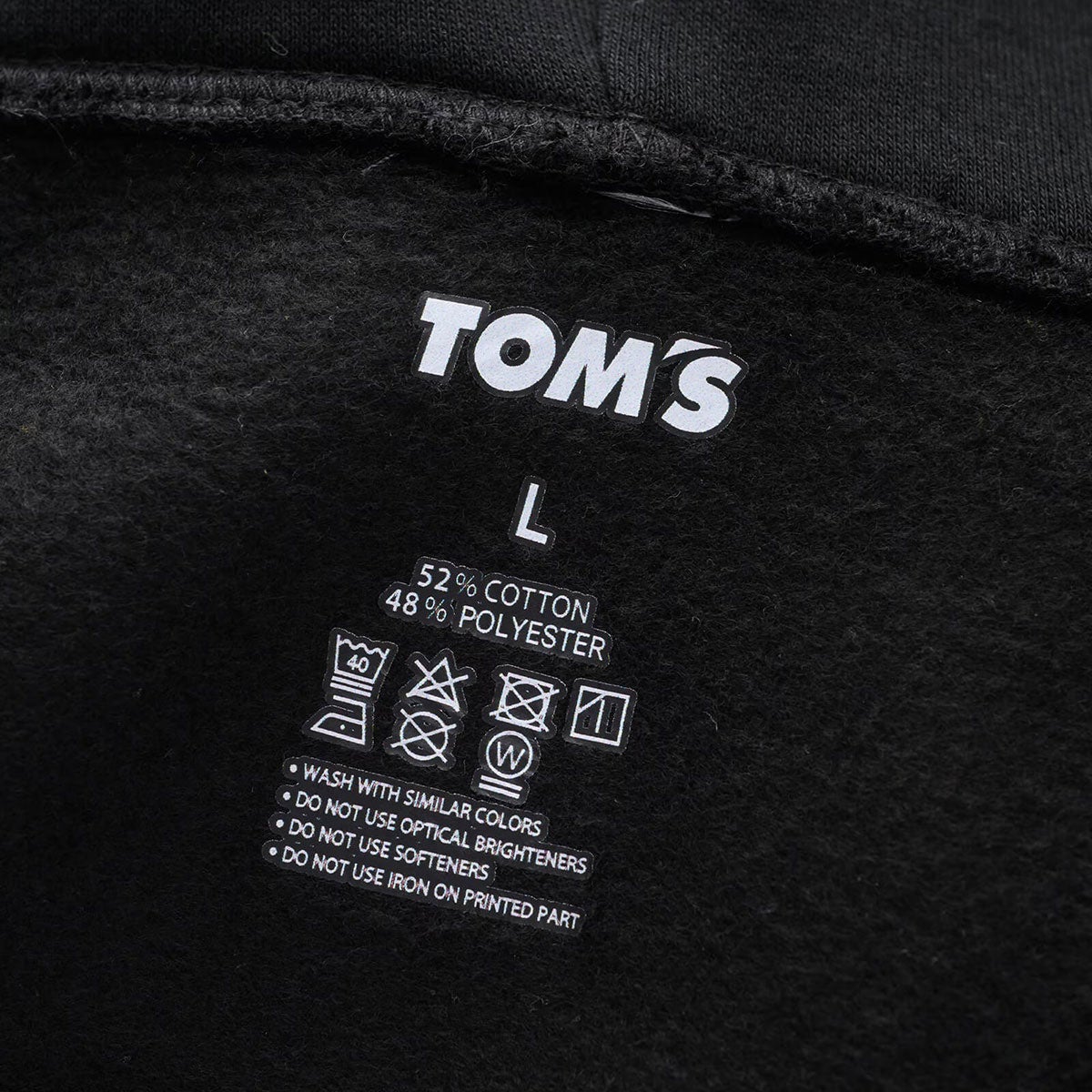 TOM'S｜カストロールスープラデザインパーカー｜フーディ｜ブラック