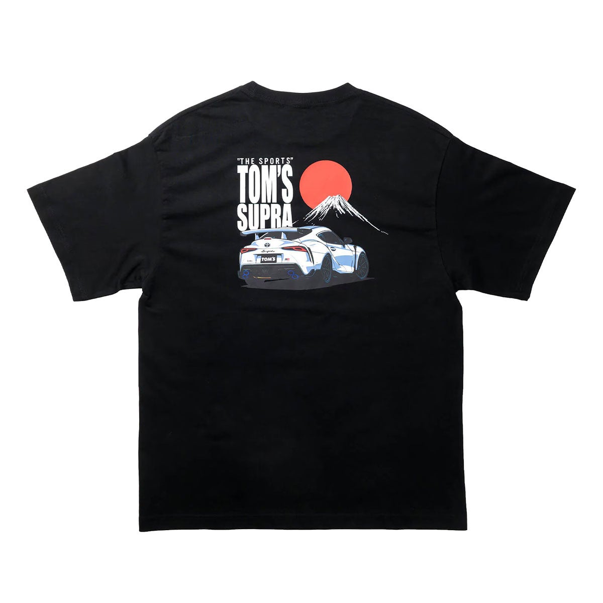 TOM'S｜スープラ富士デザインTシャツ｜Tシャツ｜ブラック