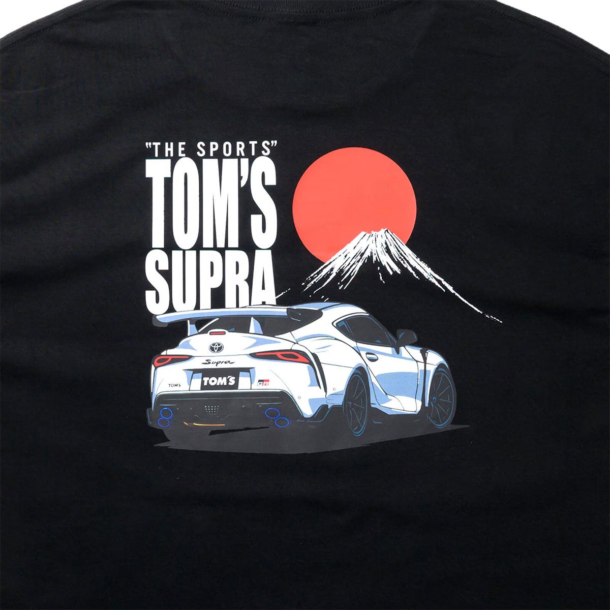 TOM'S｜スープラ富士デザインTシャツ｜Tシャツ｜ブラック