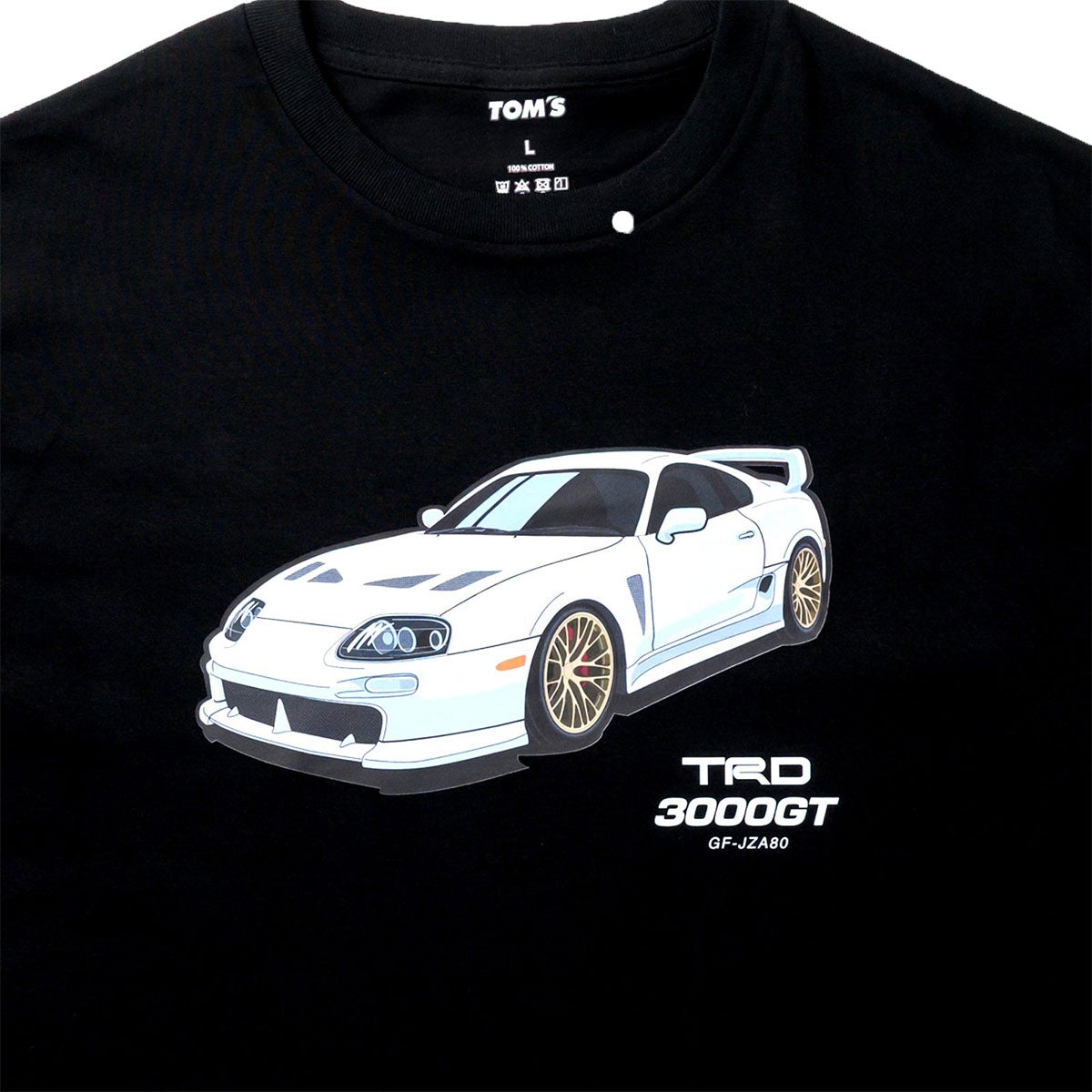 TOM'S｜TRD3000GTデザインTシャツ｜Tシャツ｜ブラック
