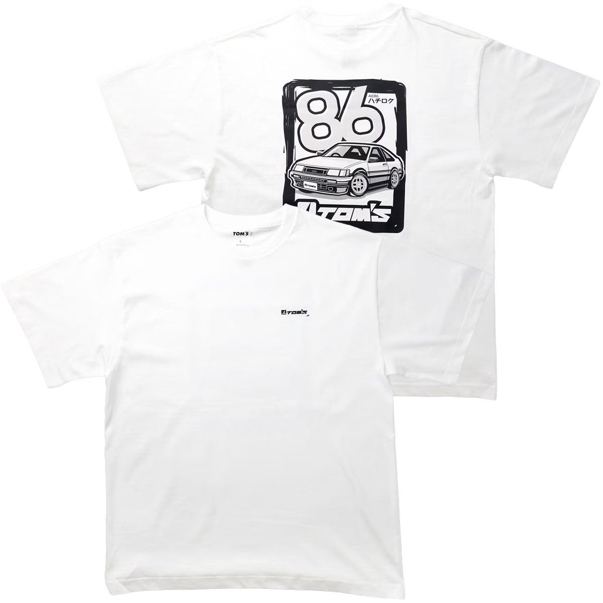 TOM'S｜AE86デザインTシャツ｜Tシャツ