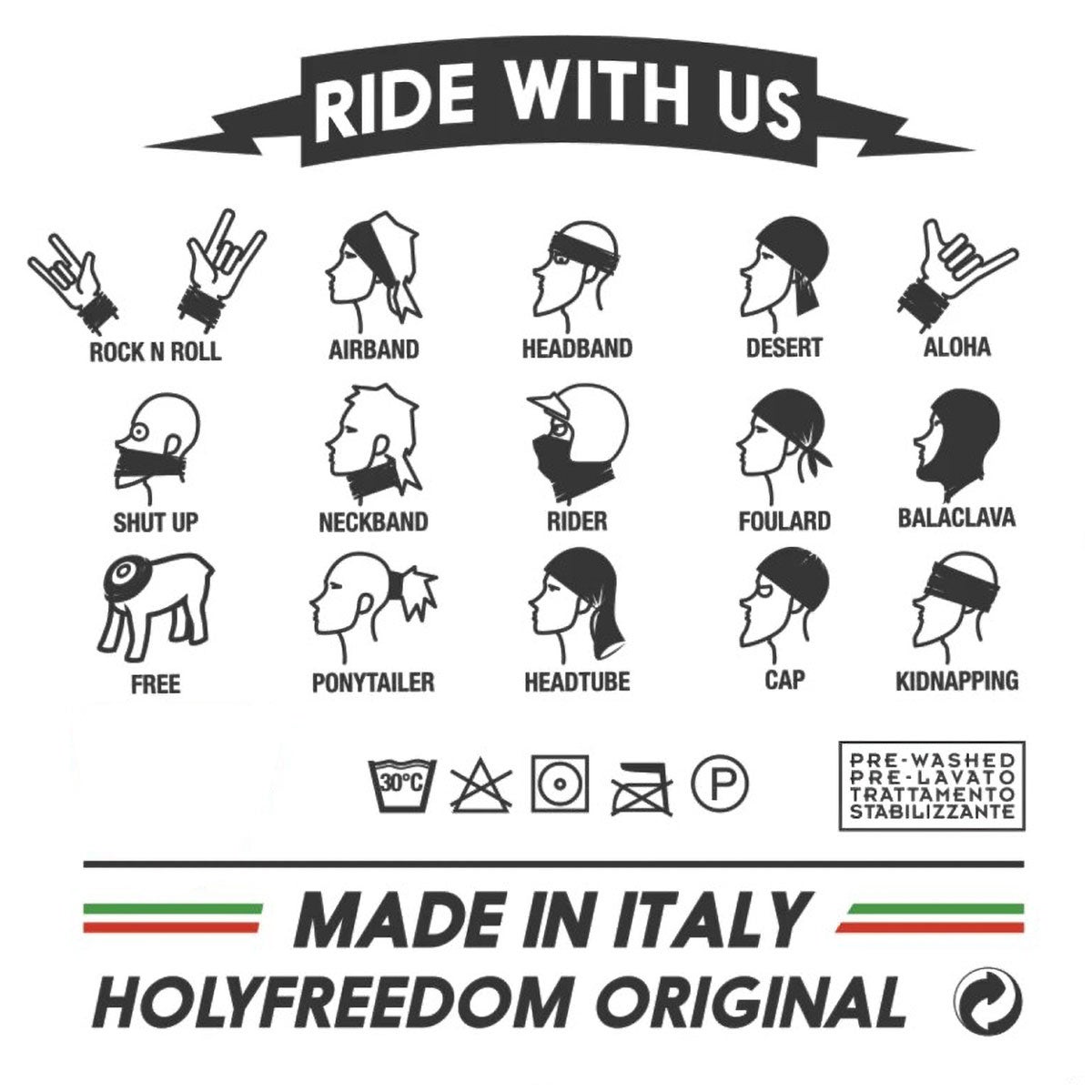 HolyFreedom｜マルチ ファンクション チューブラー｜ネックカバー｜LIGHTHOUSE