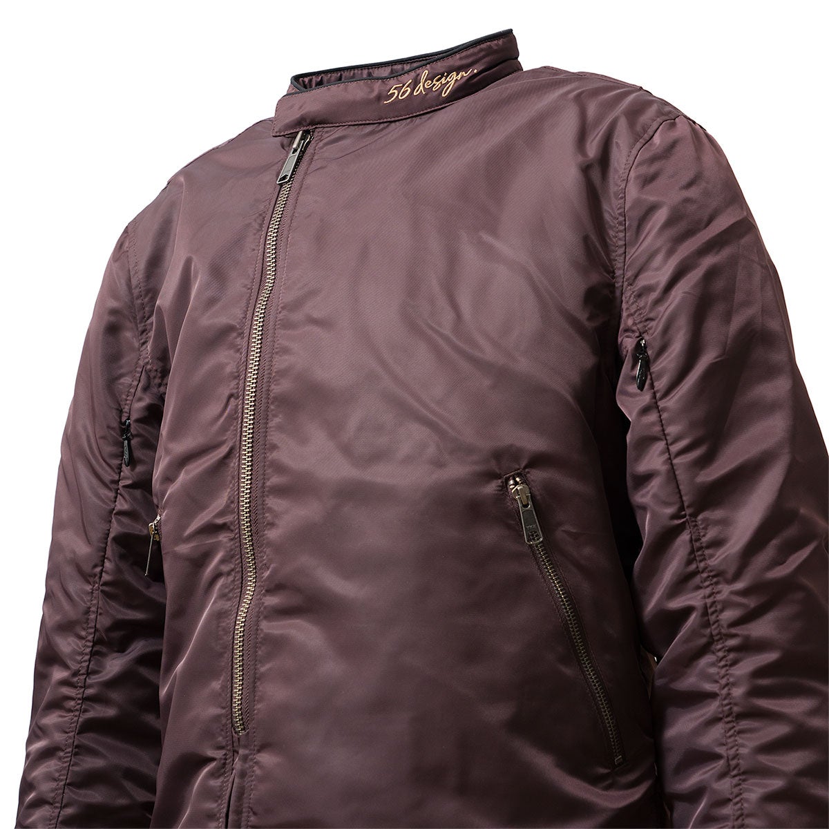 56design｜シグネチャー ライダース ジャケット｜アウター｜ダークブラウン