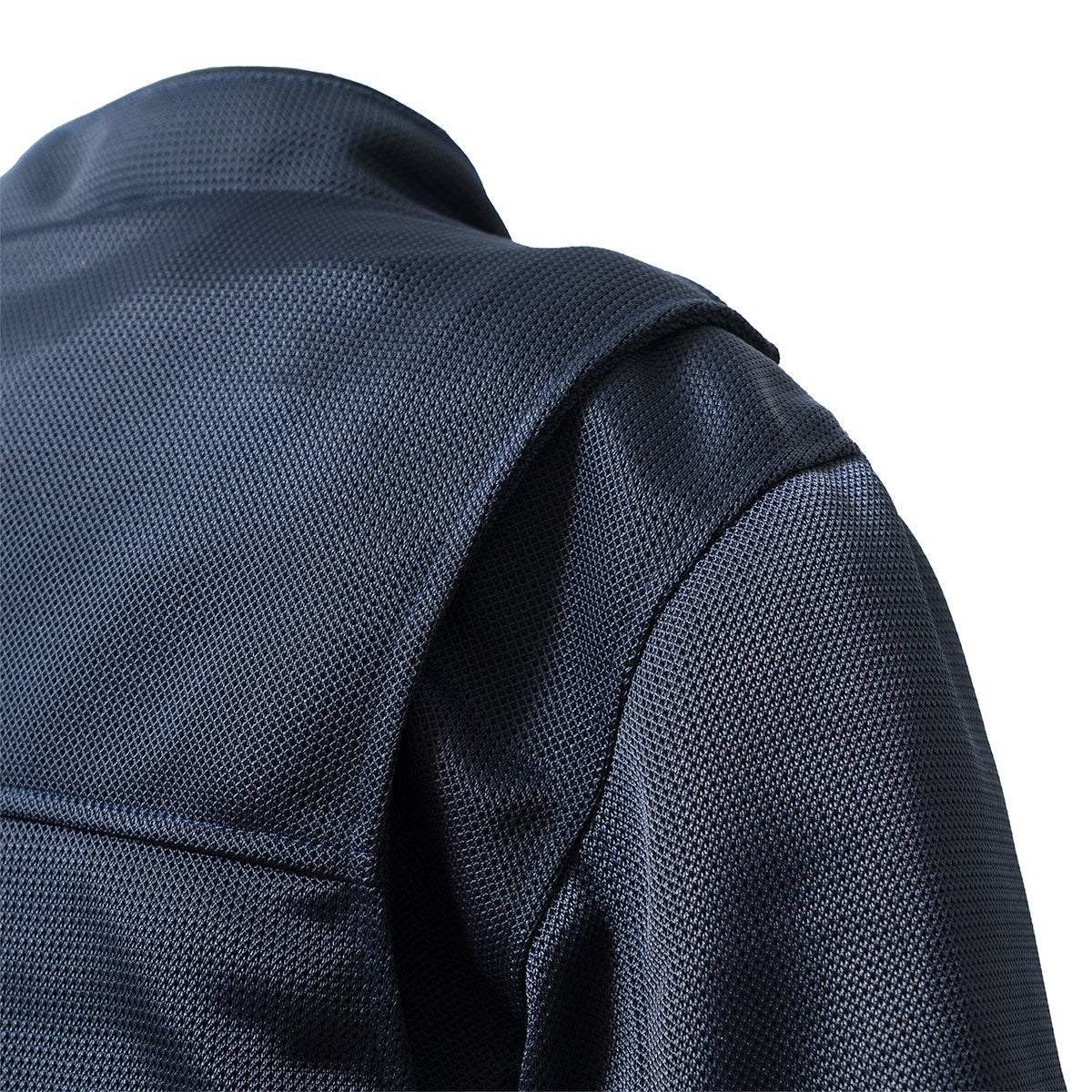 56design｜シグネチャー メッシュ ライダース｜アウター｜ダークネイビー