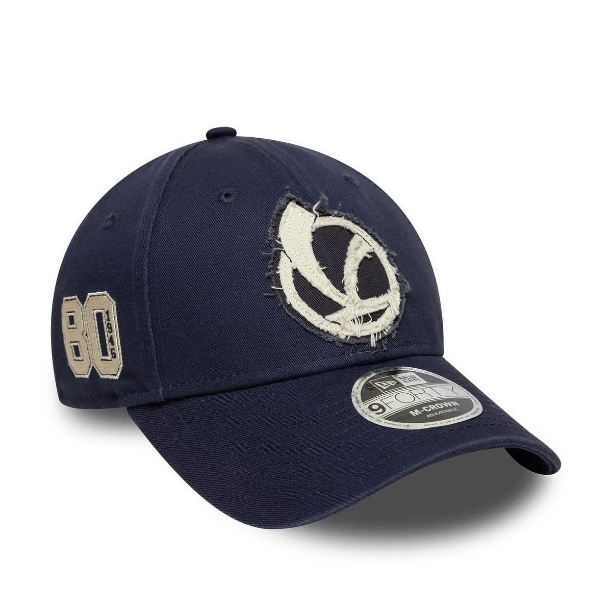 VESPA｜ベスパ80周年記念 NewEra 9FORTY Mクラウン キャップ｜帽子｜ネイビー