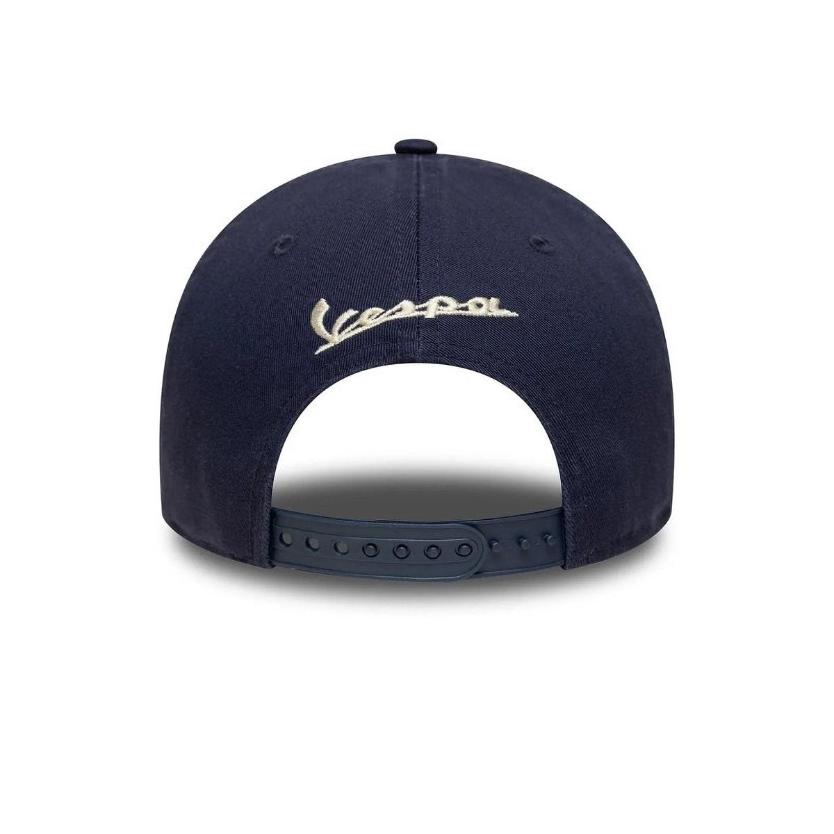 VESPA｜ベスパ80周年記念 NewEra 9FORTY Mクラウン キャップ｜帽子｜ネイビー