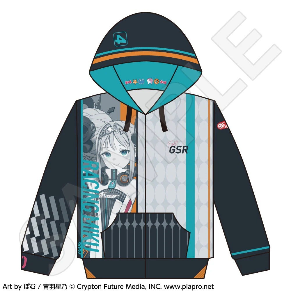 GOODSMILE RACING｜レーシングミク 2026Ver. フルグラフィックパーカー vol.1｜フーディ