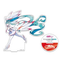 GOODSMILE RACING｜アクリルスタンド レーシングミク SPA 2025応援Ver.｜雑貨｜キービジュアルサイド