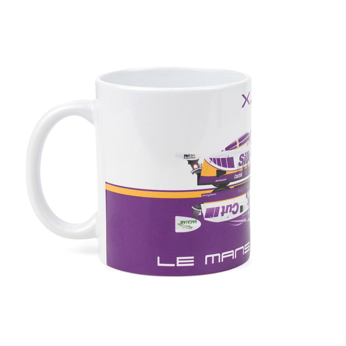 Le Mans 24h｜ル・マン 24H 1988-1990 Jaguar Silkut XJR マグカップ｜雑貨｜ホワイト×ブルー